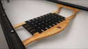 Sailing seat extra wide inside a canoe