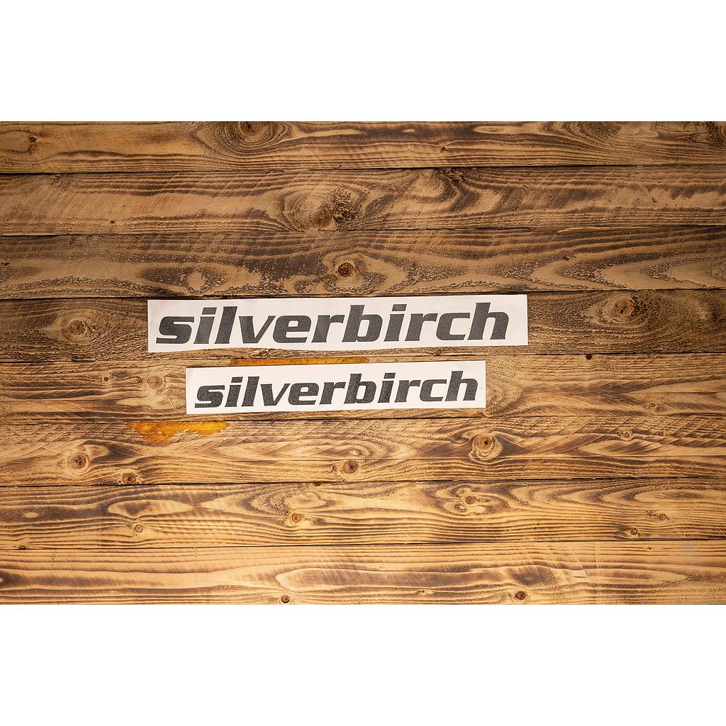 2 x Vinyl cut &quot;Silverbirch&quot; 580mm (Covert 10.5 &amp; Agent)