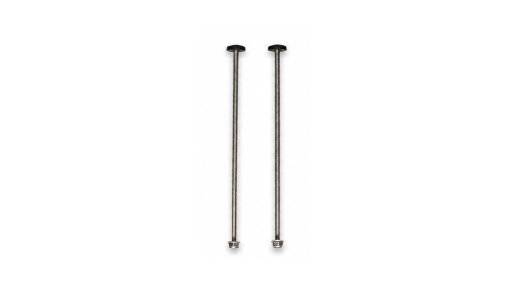 6" Bolt pair with washers and nut