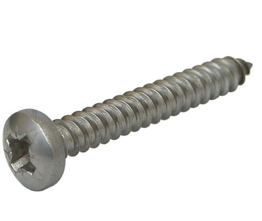 10 x 3/4 Pozi Self Tapping Screw Pan A2 S/S