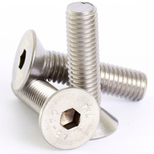 M6 x 20 Socket CSK A2 S/S